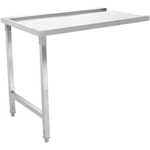 Unloading table Left side 1100x650x850mm No bottom shelf No splashback Stainless steel | Stalwart DA- SWT11065R