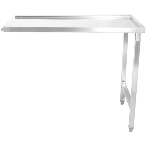 Unloading table Right side 1100x650x850mm No bottom shelf No splashback Stainless steel | Stalwart DA- SWT11065L