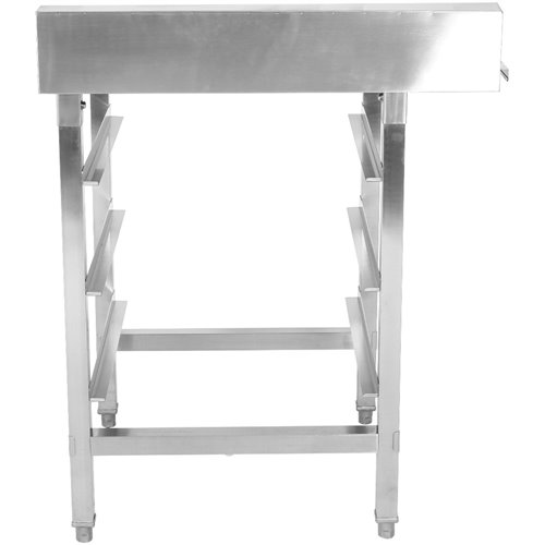 Unloading table Right side 600x650x850mm With dishwasher basket rack With splashback Stainless steel | Stalwart DA- WTF6065L