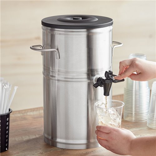 Commercial Stainless Steel Hot &amp Cold Beverage Dispenser 7.5 litres  | Stalwart DA- CFTD2GR
