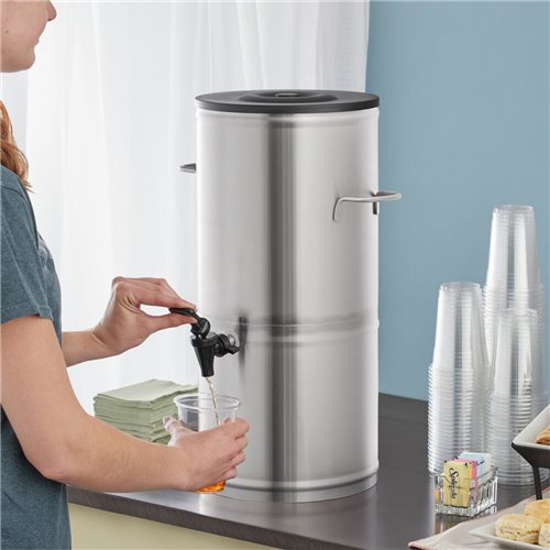Commercial Stainless Steel Hot &amp Cold Beverage Dispenser 11.5 litres | Stalwart DA- CFTD3GR
