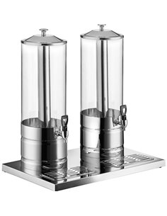 Commercial Juice Dispenser 8+8 litres | Stalwart DA- CFJDI2