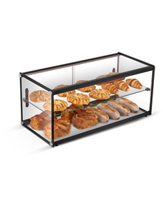 Neutral Display Case Black 827x368x366mm | Stalwart DA- ZW90 2