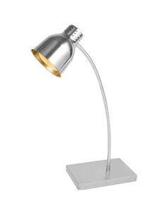 Commercial Tabletop Food Warmer 1 Heating Lamp 250W Silver | Stalwart DA- EWL02S1