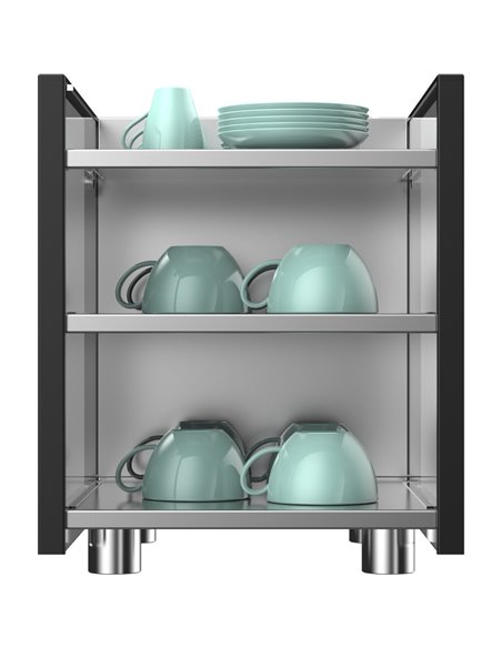 Commercial 3 Shelf Cup Warmer | Stalwart DA- BTBW02
