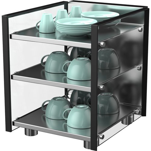 Commercial 3 Shelf Cup Warmer | Stalwart DA- BTBW02
