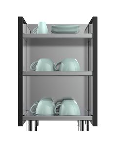Commercial 3 Shelf Cup Warmer | Stalwart DA- BTBW01
