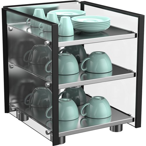 Commercial 3 Shelf Cup Warmer | Stalwart DA- BTBW01