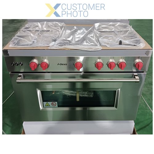 Professional Gas range Oven 7kW with 5 burners 11.4kW | Stalwart DA- Y95ND
