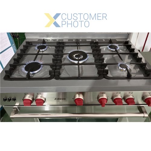 Professional Gas range Oven 7kW with 5 burners 11.4kW | Stalwart DA- Y95ND