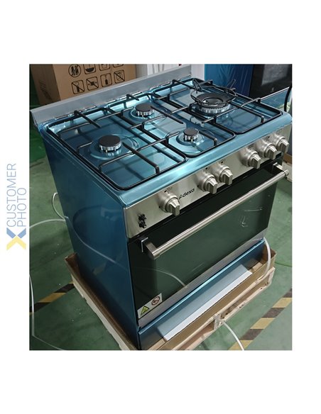 Professional Gas range Oven 4.7kW with 4 burners 8.6kW | Stalwart DA- C74ND
