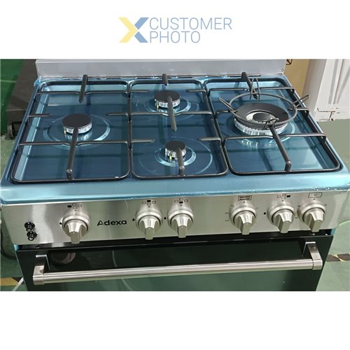 Professional Gas range Oven 4.7kW with 4 burners 8.6kW | Stalwart DA- C74ND