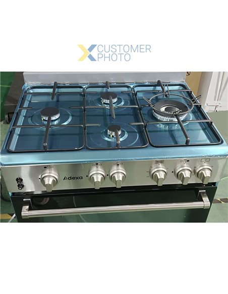 Professional Gas range Oven 4.7kW with 4 burners 8.6kW | Stalwart DA- C74ND