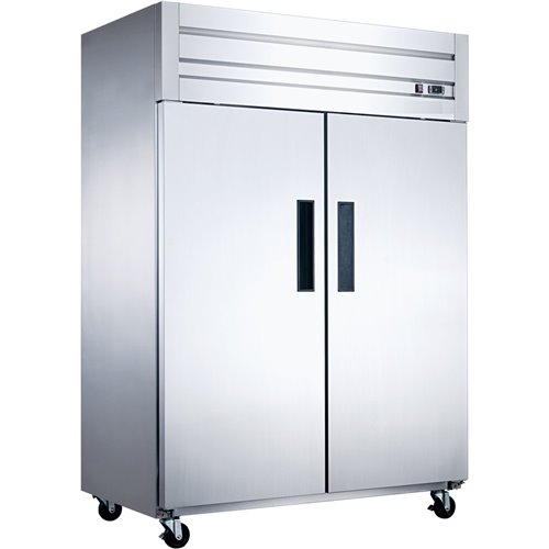 1200lt Commercial Upright Freezer Double Door Stainless Steel | Stalwart DA- GN140AF