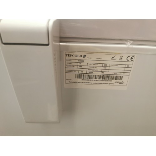 A GRADE - Tefcold GM200 Solid Lid... A GRADE - Tefcold GM200 Solid Lid...