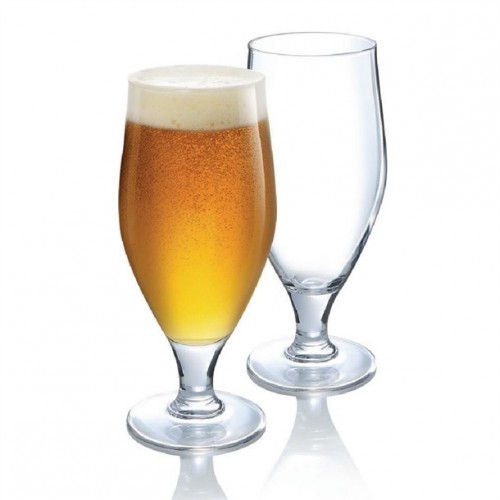 Arcoroc Cervoise Stem Beer Glasses...