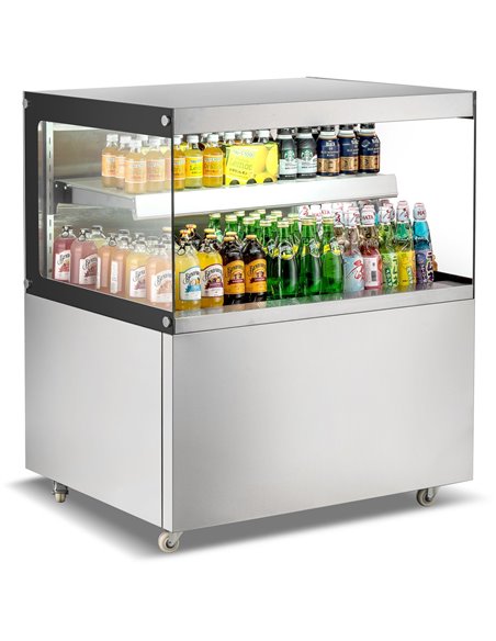 Commercial Display Cabinet 310 Litres Stainless steel | Stalwart DA-ZW310SS