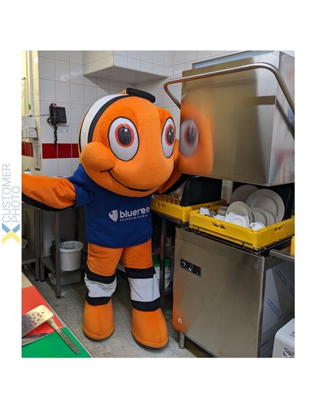 Passthrough Dishwasher Premium 500mm basket 48 baskets/hour Drain pump Detergent dosing pump 230V | Stalwart DA-ADX10M