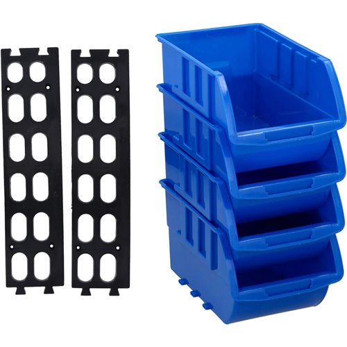 4pcs Large Storage Bin Organiser | Stalwart DA-WK0004