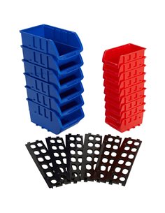 15pcs Half Bulk Bin Storage Organiser | Stalwart DA-WK0906