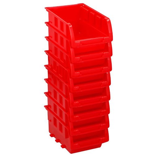 8pcs Small Half Bulk Bin Storage Organiser | Stalwart DA-WK0800