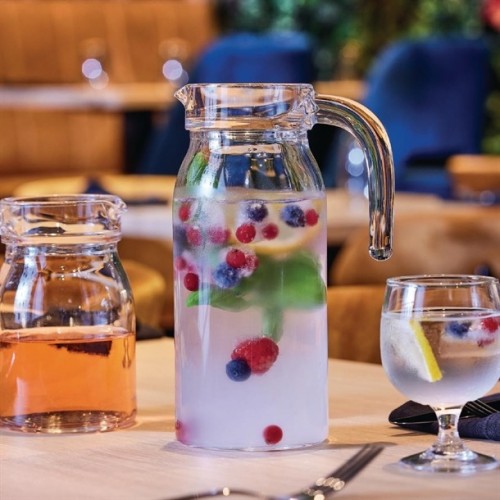 Arcoroc Spring Jugs with Glass Lid...