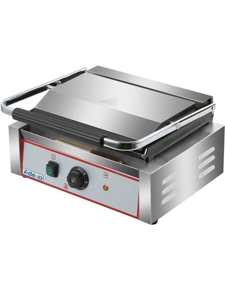 Heavy Duty Large Panini Contact grill Ribbed/Smooth 2.2kW | Stalwart DA-HEG811EA