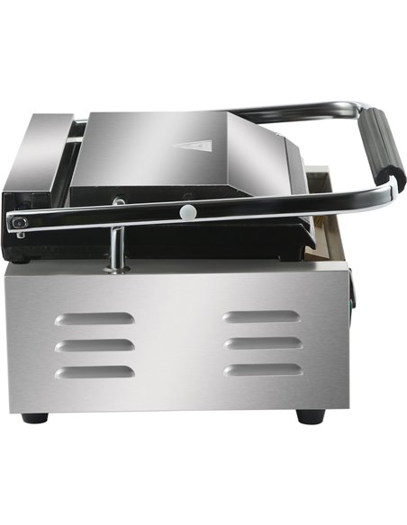 Heavy Duty Large Panini Contact grill Ribbed/Smooth 2.2kW | Stalwart DA-HEG811EA