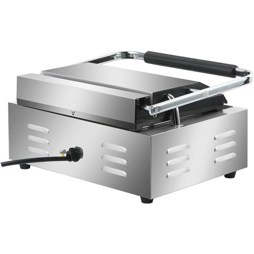 Heavy Duty Large Panini Contact grill Ribbed/Smooth 2.2kW | Stalwart DA-HEG811EA