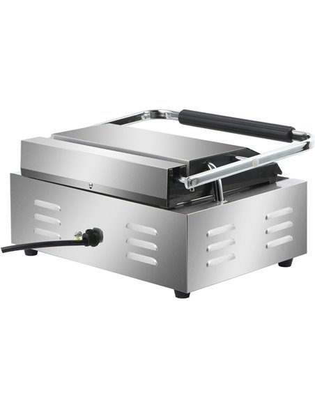 Heavy Duty Large Panini Contact grill Ribbed/Smooth 2.2kW | Stalwart DA-HEG811EA