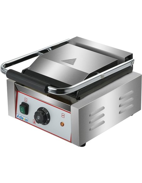 Heavy Duty Panini Contact grill Smooth 1.8kW | Stalwart DA-HEG811B