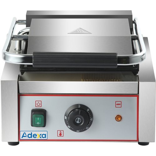 Heavy Duty Panini Contact grill Smooth 1.8kW | Stalwart DA-HEG811B