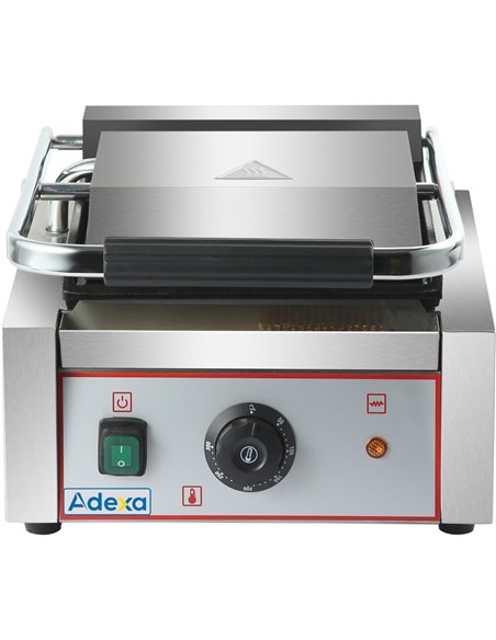 Heavy Duty Panini Contact grill Smooth 1.8kW | Stalwart DA-HEG811B