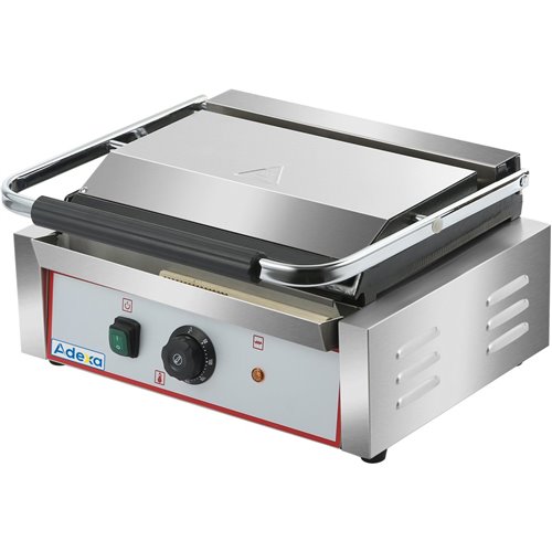 Heavy Duty Large Panini Contact grill Smooth 2.2kW | Stalwart DA-HEG811EB