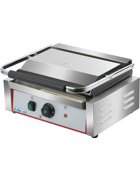 Heavy Duty Large Panini Contact grill Smooth 2.2kW | Stalwart DA-HEG811EB