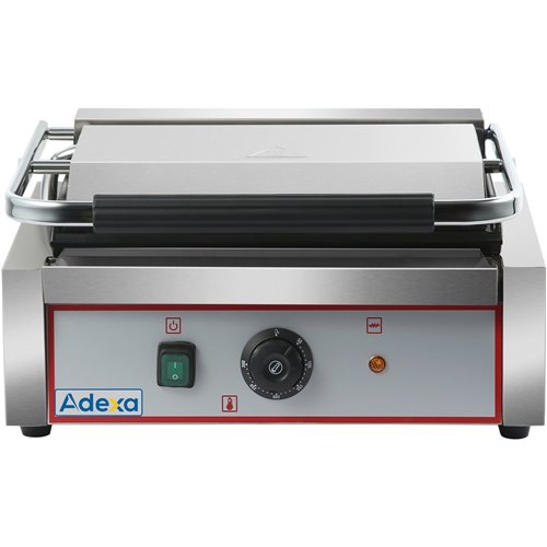 Heavy Duty Large Panini Contact grill Smooth 2.2kW | Stalwart DA-HEG811EB