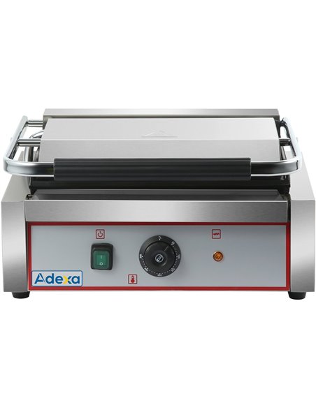 Heavy Duty Large Panini Contact grill Smooth 2.2kW | Stalwart DA-HEG811EB