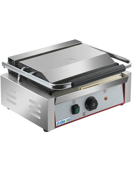 Heavy Duty Large Panini Contact grill Smooth 2.2kW | Stalwart DA-HEG811EB