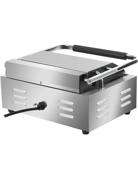 Heavy Duty Large Panini Contact grill Smooth 2.2kW | Stalwart DA-HEG811EB