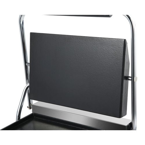 Heavy Duty Large Panini Contact grill Smooth 2.2kW | Stalwart DA-HEG811EB