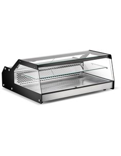 Display Merchandiser Fridge 148 litres 1 shelf + 3xGN1/1 bottom shelf Stainless Steel &amp Black | Stalwart DA-CW170
