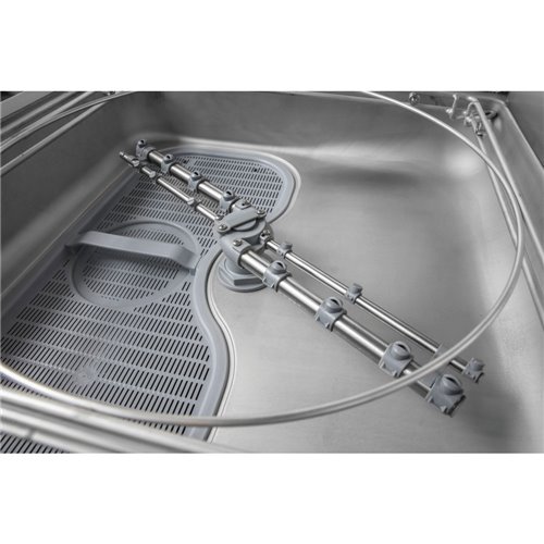 Prodis T1215 Heavy Duty 500mm Basket Hood Dishwasher, Gravity Drain, Three Phase
