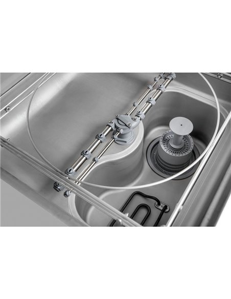 Prodis T1215BT Heavy Duty 500mm Basket Air Break Tank Hood Dishwasher, Gravity Drain, Single Phase