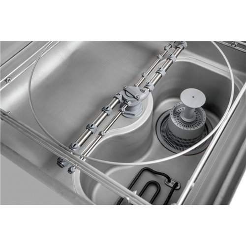 Prodis T1215BT Heavy Duty 500mm Basket Air Break Tank Hood Dishwasher, Gravity Drain, Three Phase