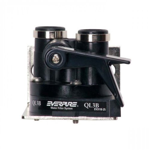 Everpure QL3B Filter Head With Shut Off Valve