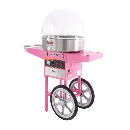 Candy Floss Machine with Cart 60pcs/hr | Stalwart DA-HEC03C