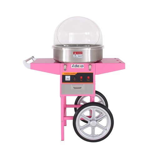 Candy Floss Machine with Cart 60pcs/hr | Stalwart DA-HEC03C