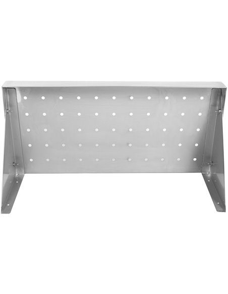 Wall Shelf Perforated 1 tier Stainless steel 600x350x254mm | Stalwart DA-WSW35060P