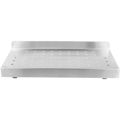 Wall Shelf Perforated 1 tier Stainless steel 1500x400x254mm | Stalwart DA-WSW40150P