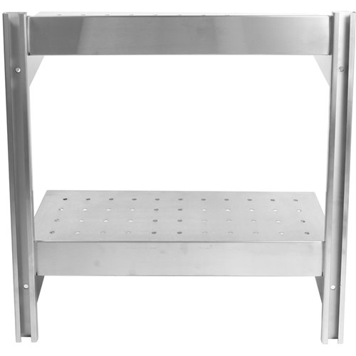 Wall Shelf Perforated 2 tiers Stainless steel 2000x300x600mm | Stalwart DA-WSWB30200P